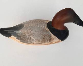 Canvasback Duck Decoy by Joey Jobes