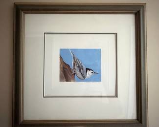 Robert Bateman "Nuthatch" Limited Edition Print
