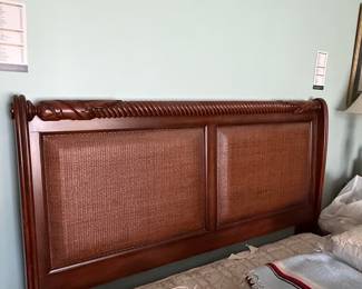 Ethan Allen British Classics King Sleigh Bed Frame