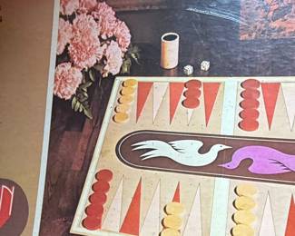 Vintage 1975 Backgammon Game by Selchow & Righter