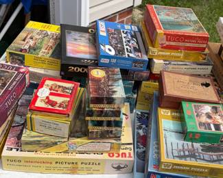 Collection of Vintage Jigsaw Puzzles