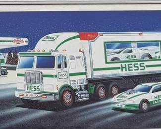 Vintage 1997 Hess Toy Truck and Racers Set