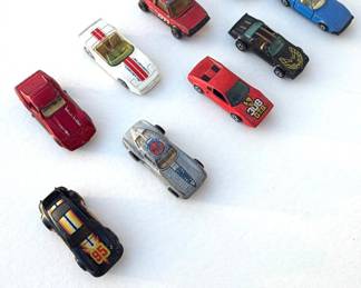 Vintage Hot Wheels & Matchbox Sports Car + Racing Collection: Trans Am, Ferrari, Corvette (9-Car Lot)