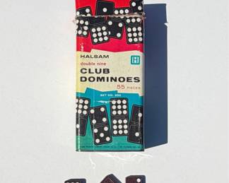 Halsam Double Nine Club Dominoes Set No. 200