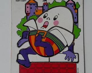 Playskool Humpty Dumpty Wooden Tray Puzzle