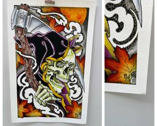 Original Derek Lyne artwork