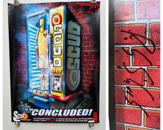 Scud the Disposable Assassin poster (2007) signed by Rob Schrab