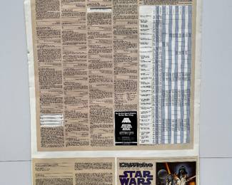 Side 2 of Star Wars Saga poster