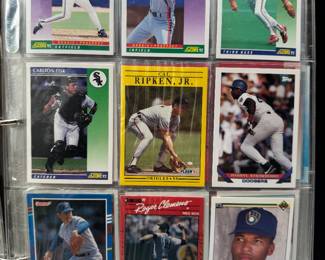 Sports cards sample
