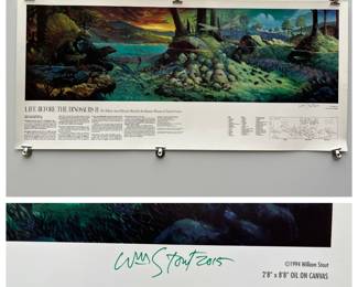 Life Before the Dinosaurs II (2015) Signed by William Stout