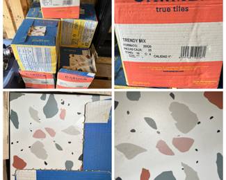 Boxed tile