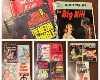 Hard-boiled detective novels from 1950's, 1960's, & 1970's