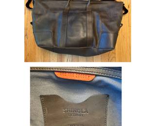 Shinola Detroit navigator bag