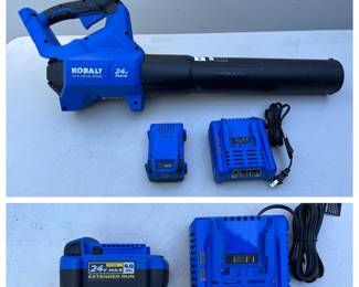 Kobalt leaf blower with 4.0Ah battery & charger
