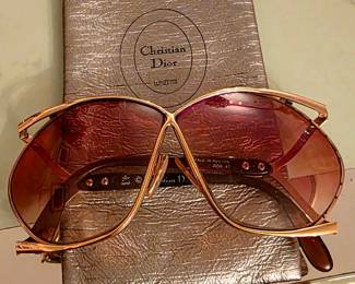 Vintage Christian Dior Butterfly Sun Glasses
