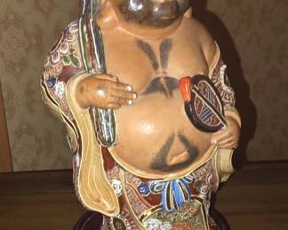 Porcelain satsuma chinese god