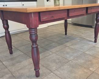COLORADO ALDERWOOD PAINTED KITCHEN TABLE