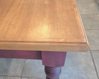 COLORADO ALDERWOOD TABLE DETAIL