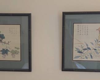 VINTAGE ASIAN SILKSCREENS