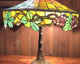 ANTIQUE CINCIWROUGHT LAMP