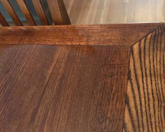 VINTAGE ARHSUS BLACK WALNUT TABLE DETAIL