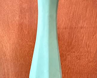 Mid-Century Modern Pastel Green Ceramic Vase - McCoy Style