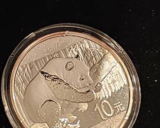 2016 China Panda 10 Yuan Silver Coin