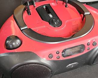 Blackweb Portable CD Boombox with Bluetooth and FM Radio