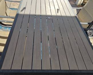 7-Piece Metal Patio Dining Set with Textilene Chairs