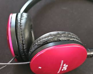 JVC HA-S160 Flats On-Ear Stereo Headphones (Pink)