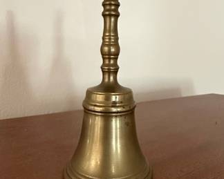 Vintage Brass School Bell