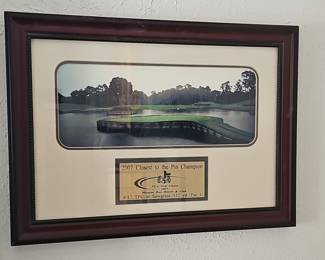 2007 FCA Golf Classic Closest to the Pin Champion Framed Print