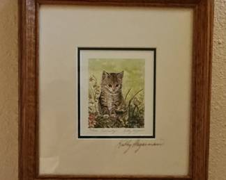 Kathy Haganman "Country Kitty" Limited Edition Print