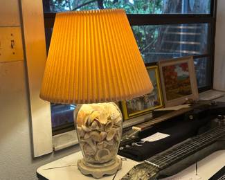Unusual Lamp filled with local shells ❤️