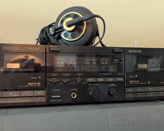 Vintage Pioneer dual cassette