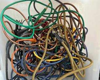 Guitar, studio, and more CORDS!
