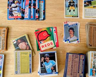 Baseball Cards - most 1980s, a few 1990s