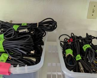 Extra Long Studio Cables + Guitar Cords