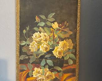 Rustic Roses - original paintings galore!