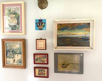 Original paintings and unusual prints