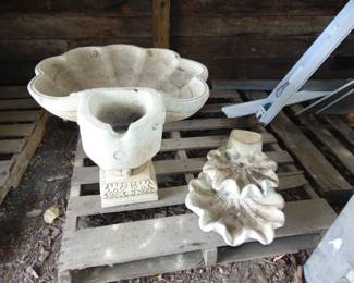 Concrete fountain $100
