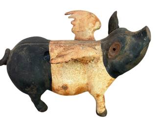 Cast Iron Flying Pig
