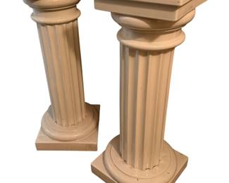 Vintage Italian  Ceramic Pillars 