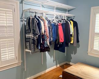 Shelving in master