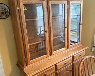 China Cabinet 59x17x75 $250