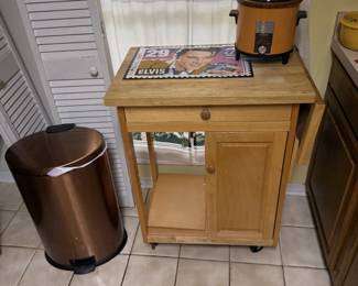 Rolling Kitchen Butcher Block