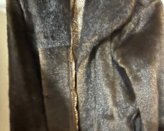 Beautiful Faux Fur coat, size small, in incredible condition...You'll be beautiful AND toasty warm!