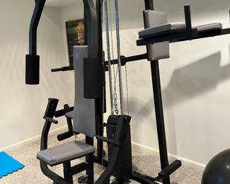 Awesome equipment! WHY go to the gym?? Bring the gym home!