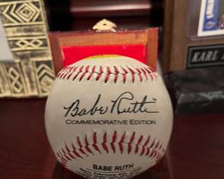 Commemmorative Babe Ruth signature ball!
