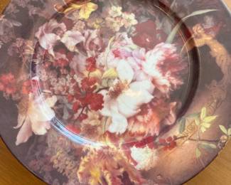 Email De LIMOGES set of 5 dinner plates...GORGEOUS!